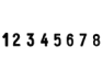 Razítko Trodat 5558 Professional, číslovačka, číslovací razítko, 5 mm